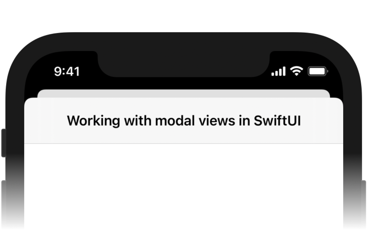 Sheet happens. Working with modal views in SwiftUI
